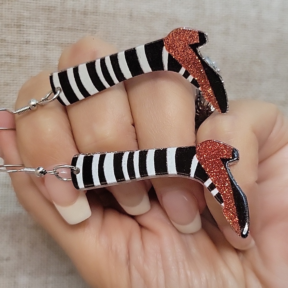 OZ WICKED WITCH SHOE EARRINGS